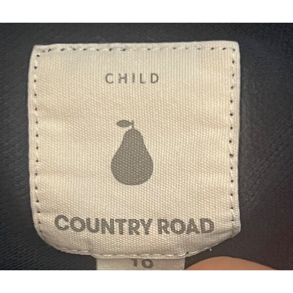 Country Road Boy’s Organically Grown Cotton Polo Short Sleeve Shirt Navy Size 10 - Picture 7 of 8